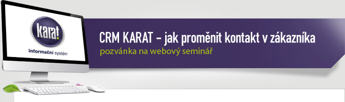 Webový seminár CRM